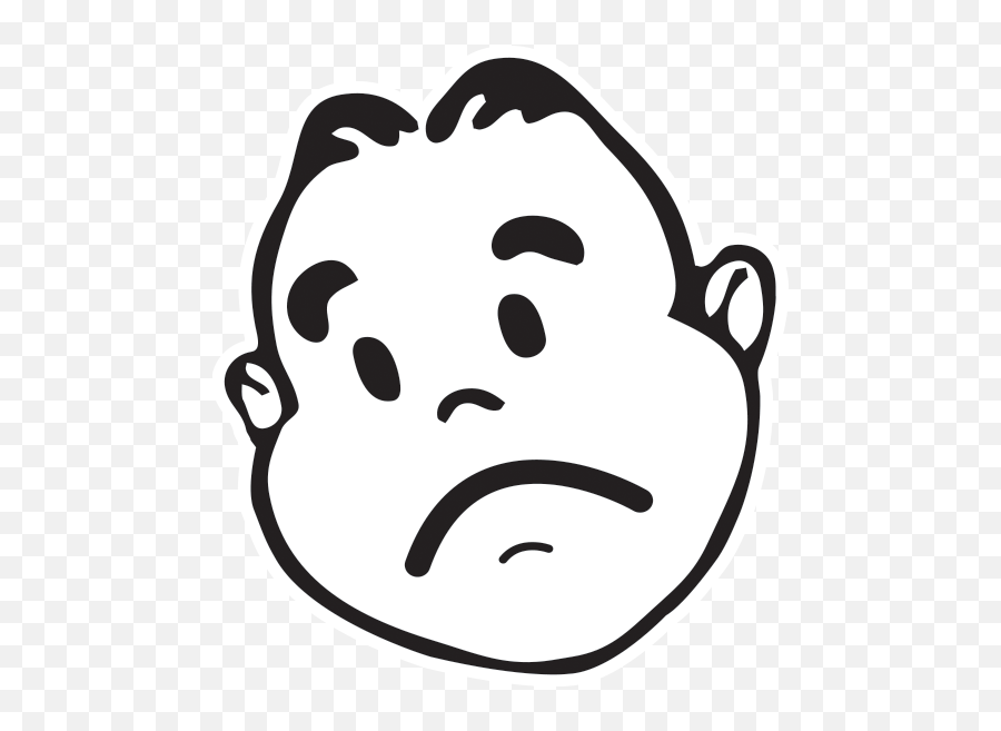 The Sad Face Of The Glum Guy - Glee Gum Emoji,Keys For Sad Emoticon