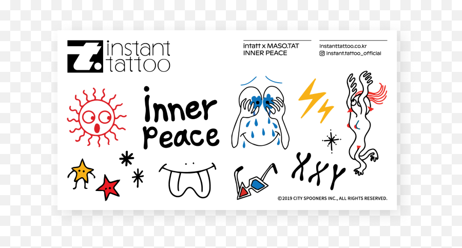 Inner Peace Instanttattoo Emoji,Sweet Emotion Music Tattoo