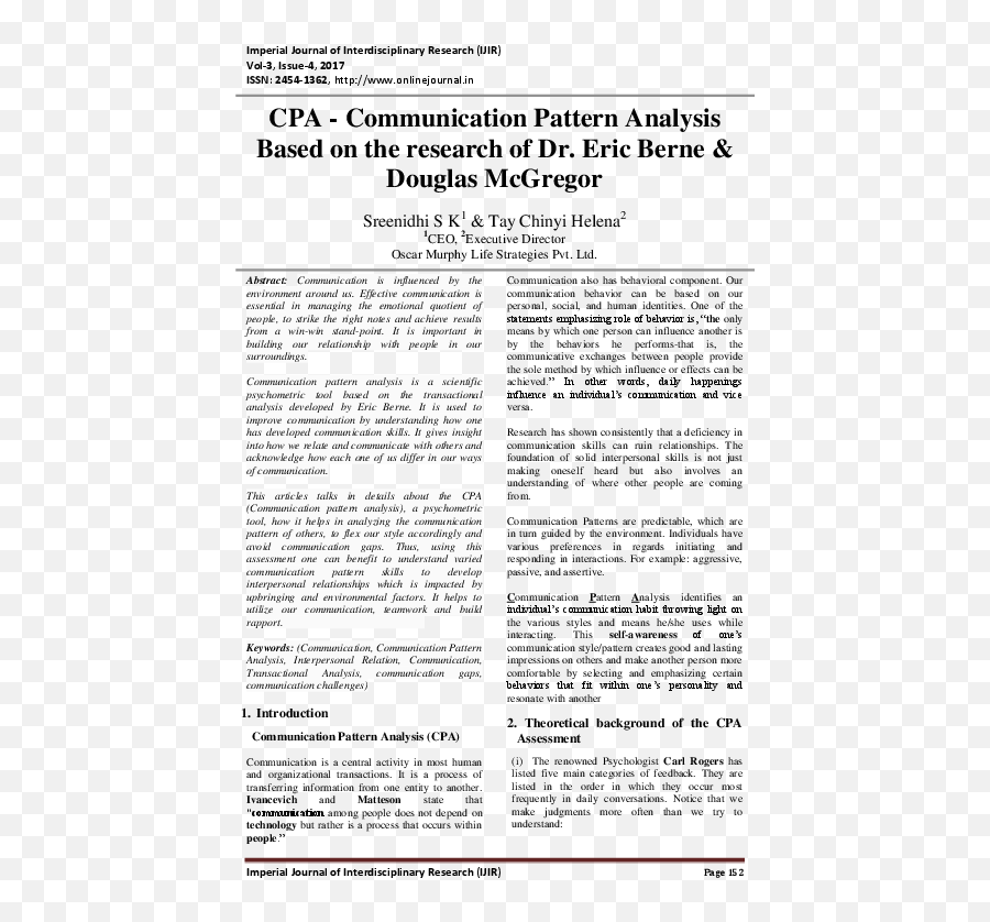 Pdf Cpa - Communication Pattern Analysis Based On The Emoji,Guessing State Of Emotions Activity