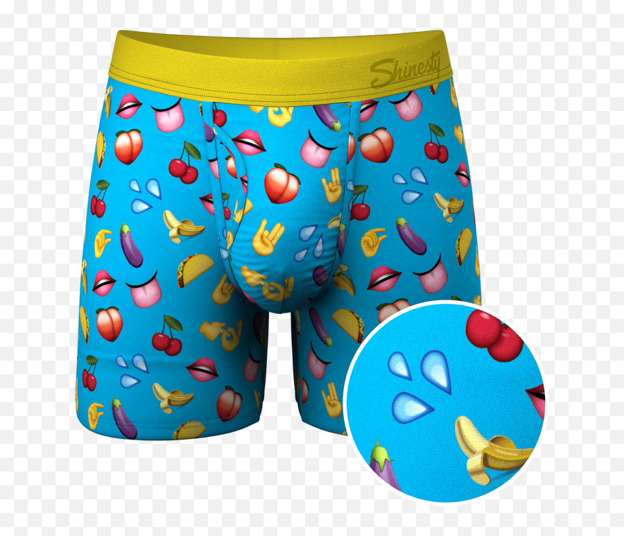 Emoji Long Leg Ball Hammock Pouch Underwear With Fly The,Adults Only Emoji