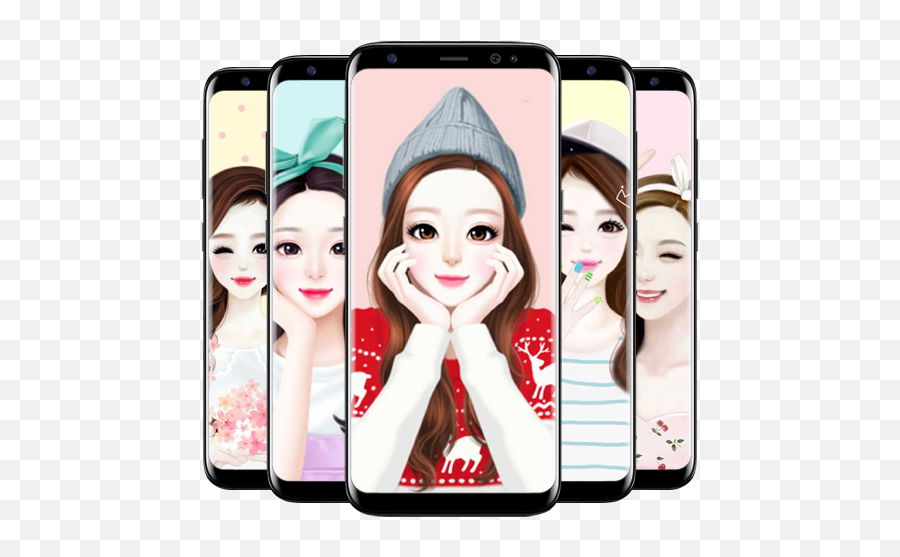 Cute Laurra Wallpaper For Android - Download Cafe Bazaar Cute Laurra Emoji,Girl Emoji Wallpaper