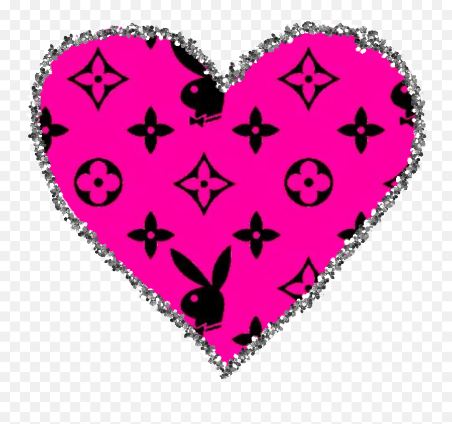 Heart Louisvuitton Playboy 323162397265211 By Unsaidruel Emoji,Glitter Heart Emoji