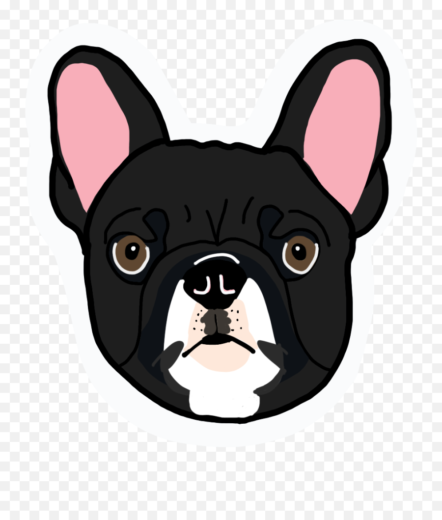 Frenchie Stickers U2013 Oh - Ily Emoji,French Emoji