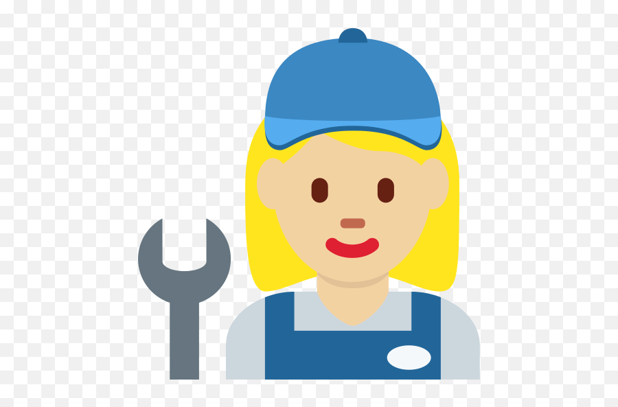 U200d Female Mechanic With Wrench With Medium Light Skin Emoji,Gender Female Emoji