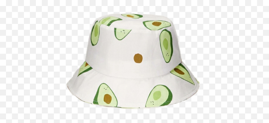Avocado Hat Buckethat Cap Png Pngs - Costume Hat Emoji,Emoji Bucket Hat Amazon