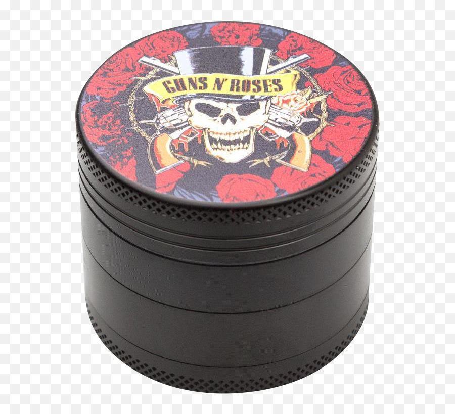 Guns Nu0027 Roses Skulls U0026 Pistols 4 Piece Grinder - Guns N Roses Grinder Emoji,Guns N Roses Emoji