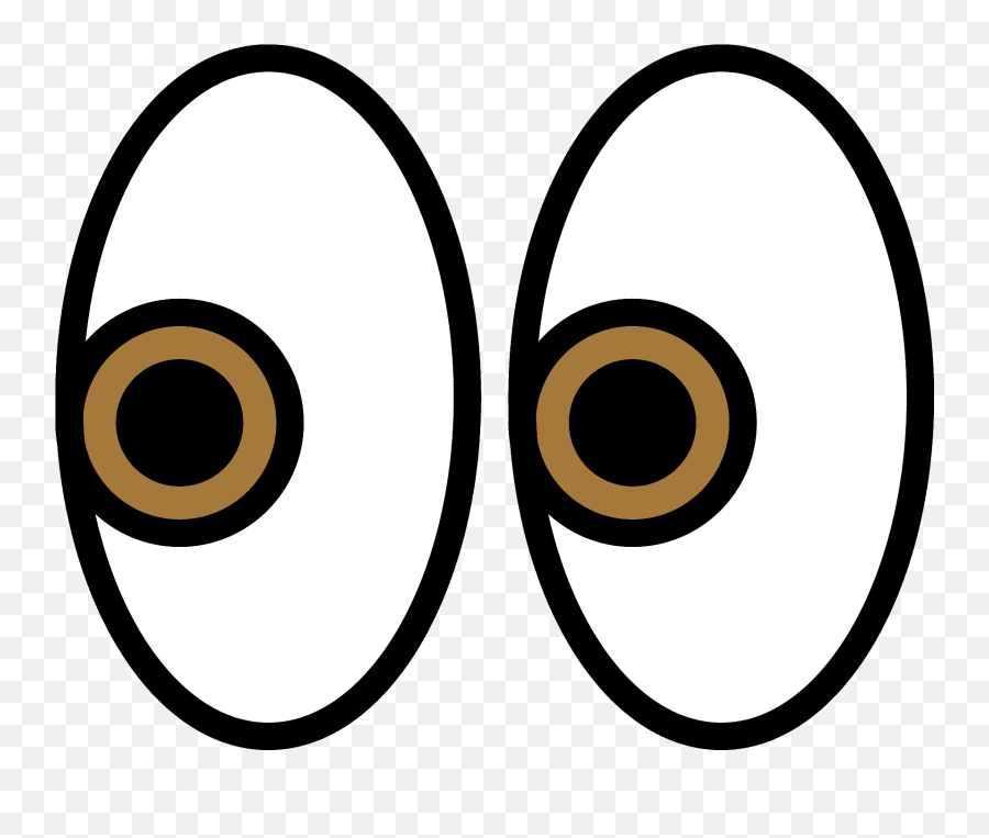 Eyes Emoji Clipart Free Download Transparent Png Creazilla - Ojos Emoticon,Eye Emoji Transparent