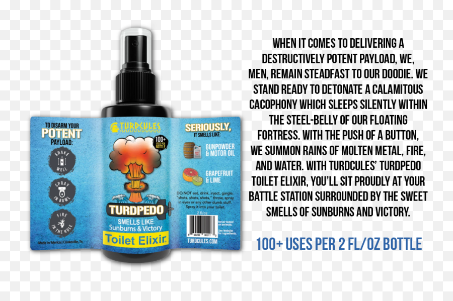 Turdcules Turdpedo Toilet Elixir - Household Supply Emoji,Emotion Ship Elixir