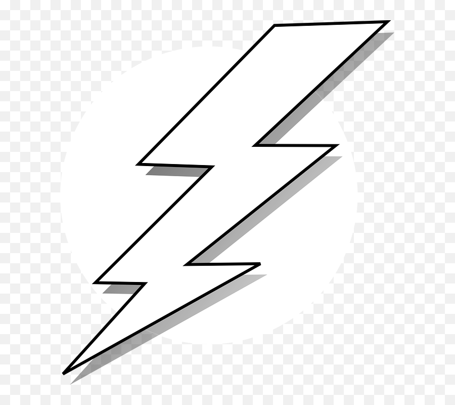 Lightning Bolt Stencil Clipart - Clipartix Energy Bolt Png Emoji,Emoji Blitz Lightning Bolt