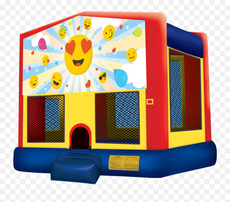 Emoji Bounce House Emoji Jumper Emoji Party - Power Ranger Bounce House,Curious Emoji