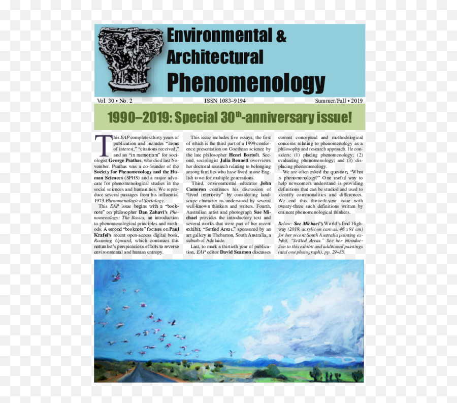 Pdf Environmental U0026 Architectural Phenomenology - Special Synergy Pharmaceuticals Emoji,Svu Heightened Emotions