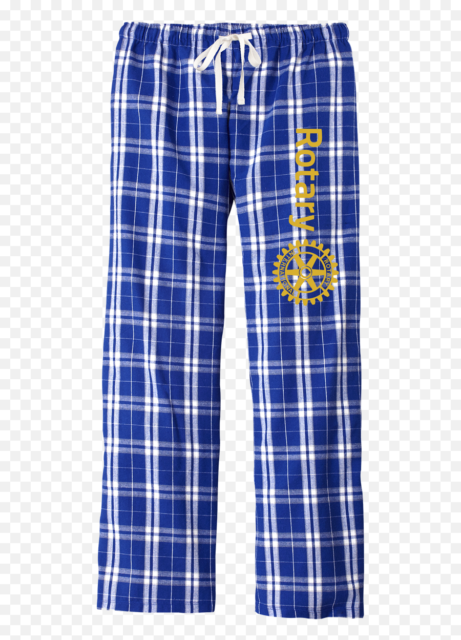 District Rotary Plaid Pajama Pants - Blue Plaid Pajama Pants Emoji,Soft Pj Pants Emojis