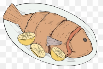 Grilled Fish Clipart - Fish Food Clipart Png Emoji,Fish Horse Emoji