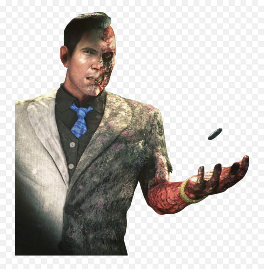 Two - Arkham Two Face Png Emoji,Using Arkham City Emoticons