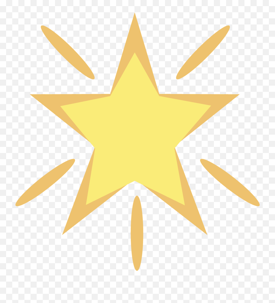 Glowing Star Emoji Clipart - Happy Teachers Day 5 September 2020,Gold Emoji