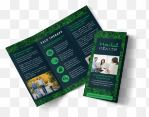 Mental Health Counseling Brochure - Horizontal Emoji,Dealing With Emotions Brochure Or Pamphlet