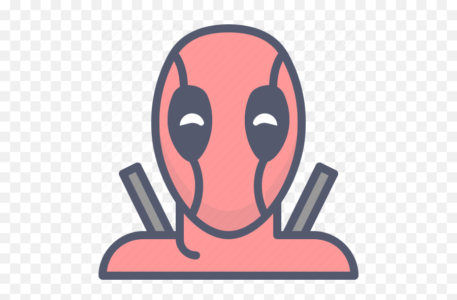 Avengers Deadpool Marvel Movie Superhero Icon - Download On Iconfinder Happy Emoji,Deadpool Movie Emojis