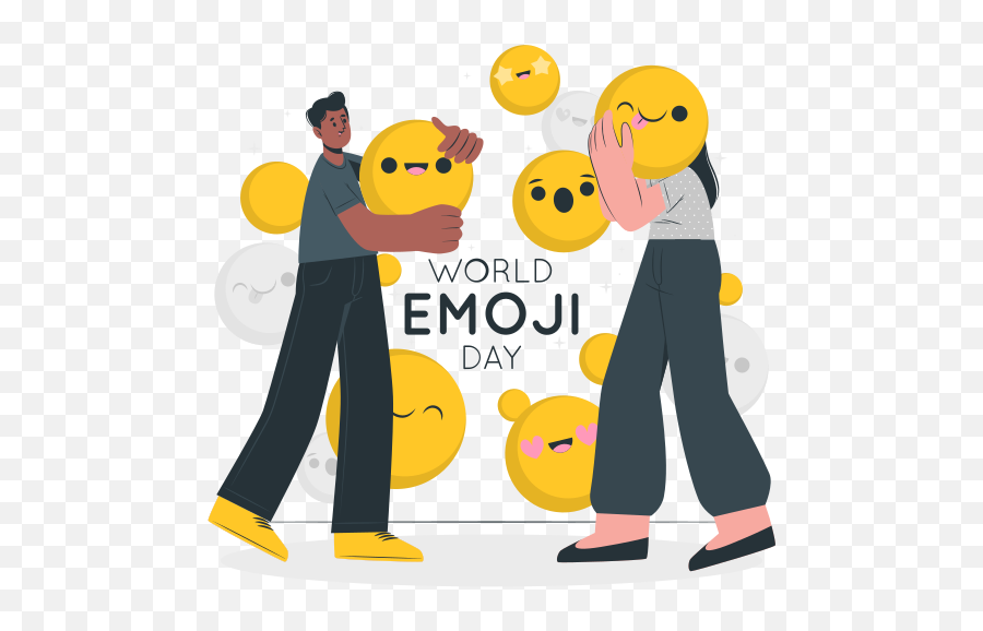 World Emoji Day Customizable Disproportionate Illustrations,Centro De Mesas.de Emoji