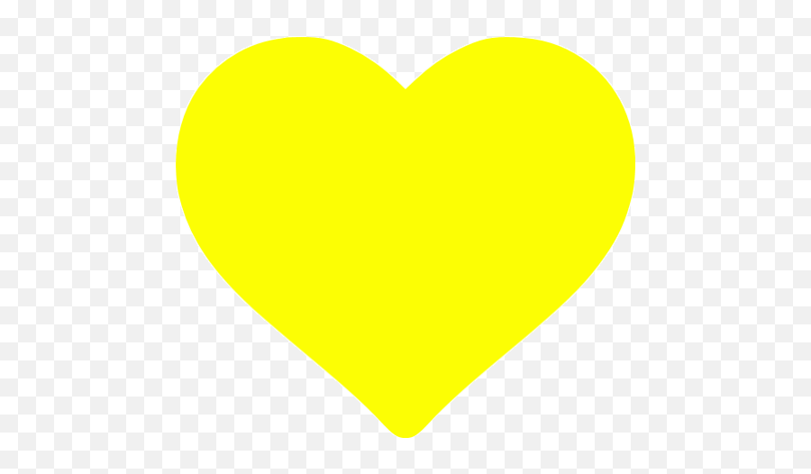 Yellow Hearts Icon - Yellow Heart No Background Emoji,Yellow Heart Emoji
