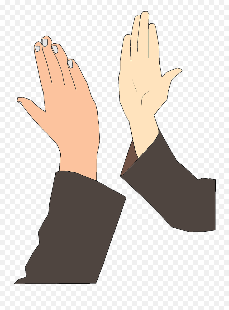 From The High Five To The Handshake 8 Common Hand Gestures - Gambar Tos Tangan Emoji,Shaka Emoticon
