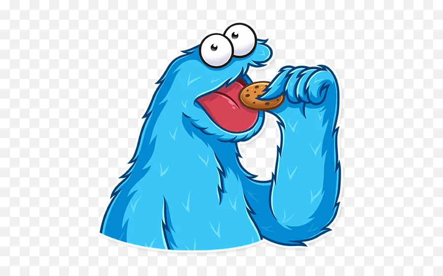 Cookie Monster - Telegram Sticker Cookie Monster Telegram Sticker Emoji,Cookie Monster Emoji