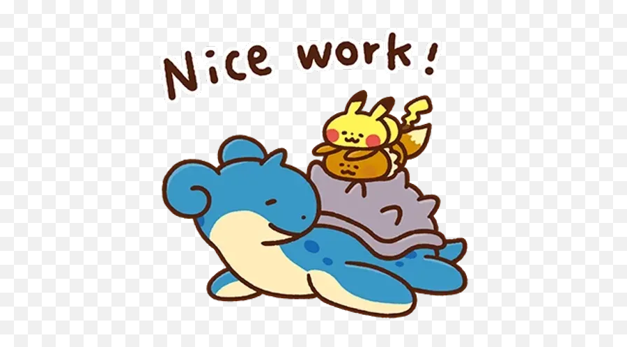 Pokemon Sticker Pack - Pokemon Good Work Sticker Emoji,Universal Emojis Pokemon