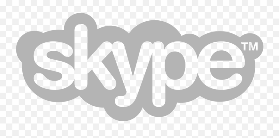 Skype Logo Png Black - Blue S Emoji,Black And White Skype Emoticon Icon