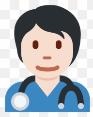 Health Worker Emoji Clipart Free Download Transparent Png - Medic Emoji,Emojis That Represent Doctor Who