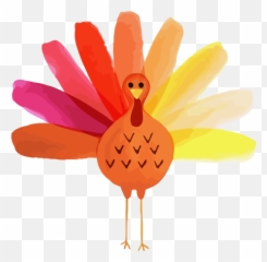 Thanksgiving Orange Bird Wing For Thanksgiving Turkey For Emoji,1879 Emoticon