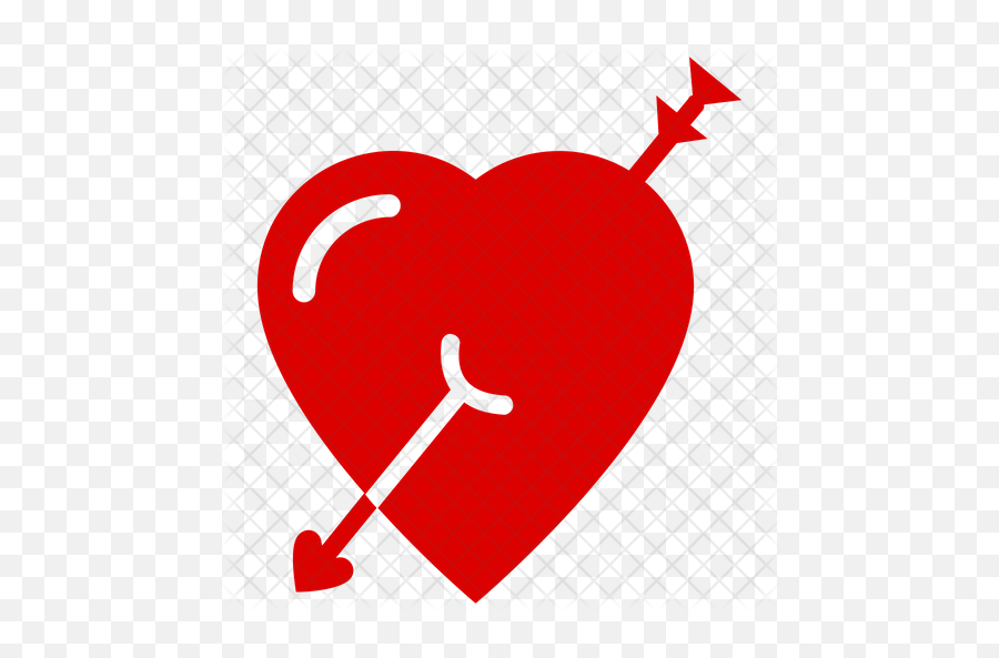Free Heart Icon Of Flat Style - Available In Svg Png Eps Emoji,Heart Aroow Emoji