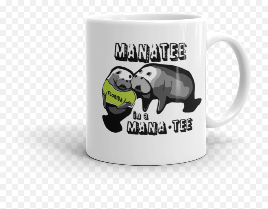 Florida Mug Manatee In A Mana - Tee U2013 Florida Balm Magic Mug Emoji,Florida Gator Emoji