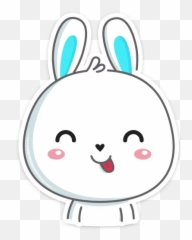 Telegram Sticker 44 From Collection Rabbit Emoji,Brown And Cony Emoji Stickers