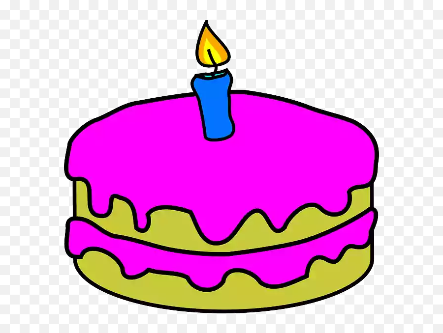 Birthday Cakes Animated Cakes Cartoon Cake - Hishayari Emoji,Birthday Cake Emoji Code For Facebook