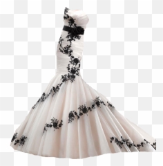 Dress Prom White Ballgown Sticker By Åsa - Transparent Ball Gown Png Emoji,White Emoji Dress