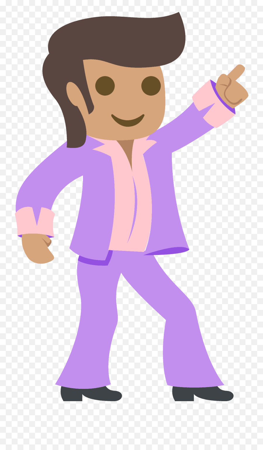 Man Dancing Emoji Clipart - Dibujo Hombre Bailando,Dancing Emoji Transparent