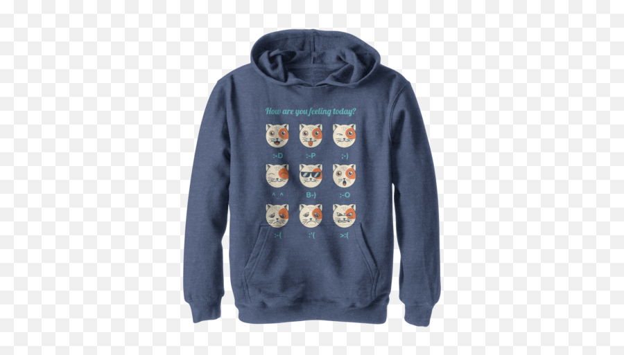 Pop Culture Boyu0027s Pullover Hoodies Design By Humans Emoji,Evee Emoji