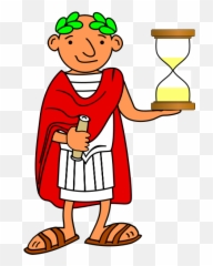 Roman Man With Hourglass Free Svg Emoji,Hourglass Emoticon