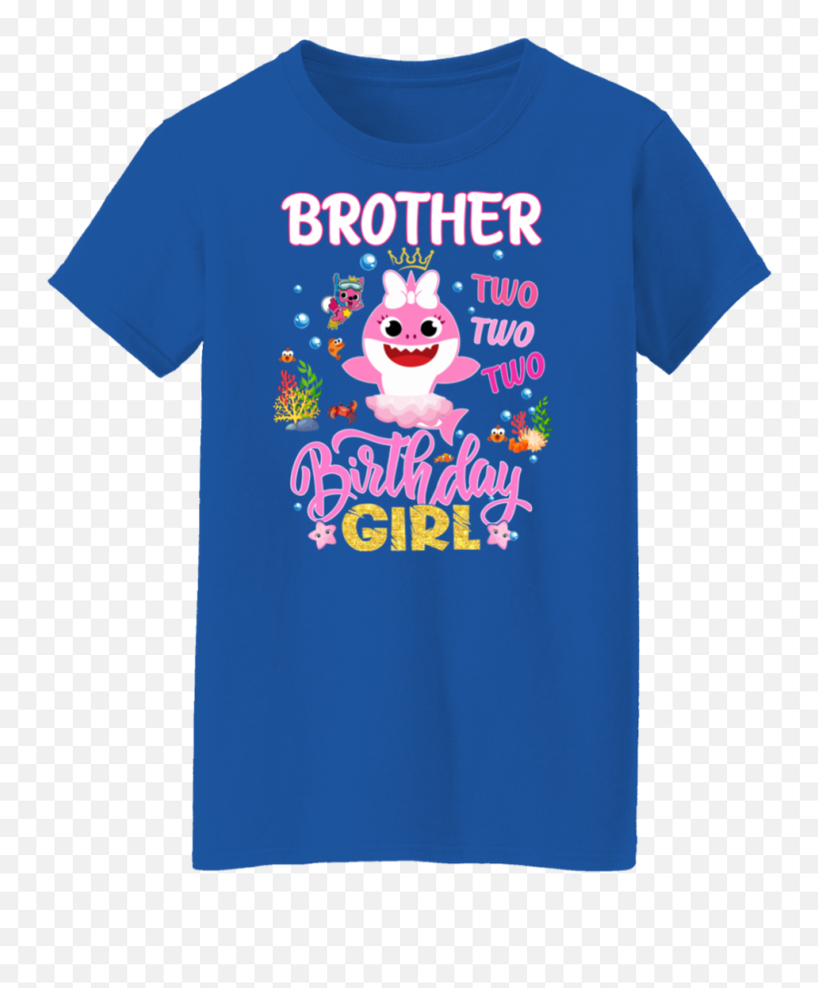 Brother Of The Baby Shark Birthday Girl Brother Shark Family Emoji,Girl's Happy Birthday Emoji
