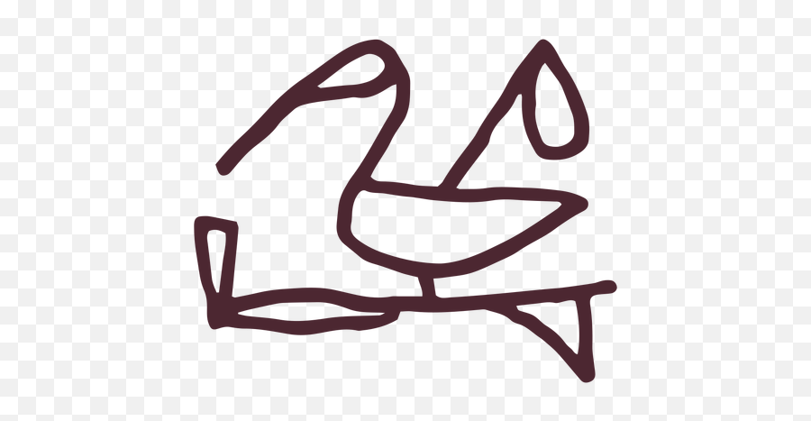 Traditional Bird - Drawing Emoji,Sunset And Bird Emoji