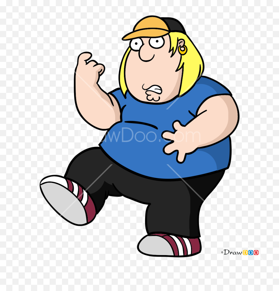 How To Draw Chris Griffin Family Guy - Family Guy Characters Emoji,Griffin Emoji