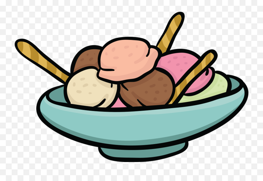 Junk Food Sticker U0026 Emoji Pack For Imessage By Robert Gill - Bowl Of Ice Cream Animated,Food Emoji