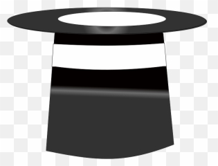 Black White Magic Hat No Wand Png - Empty Emoji,Magic Hat Emoji