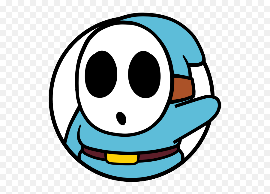Custom Colored Shy Guy - Dot Emoji,I Am Disappoint Emoticon