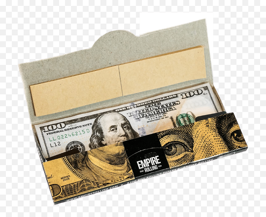 Money Rolling Papers - Realistic 100 Bills Define Awesome Empire Rolling Papers Emoji,100 Dollar Emoji