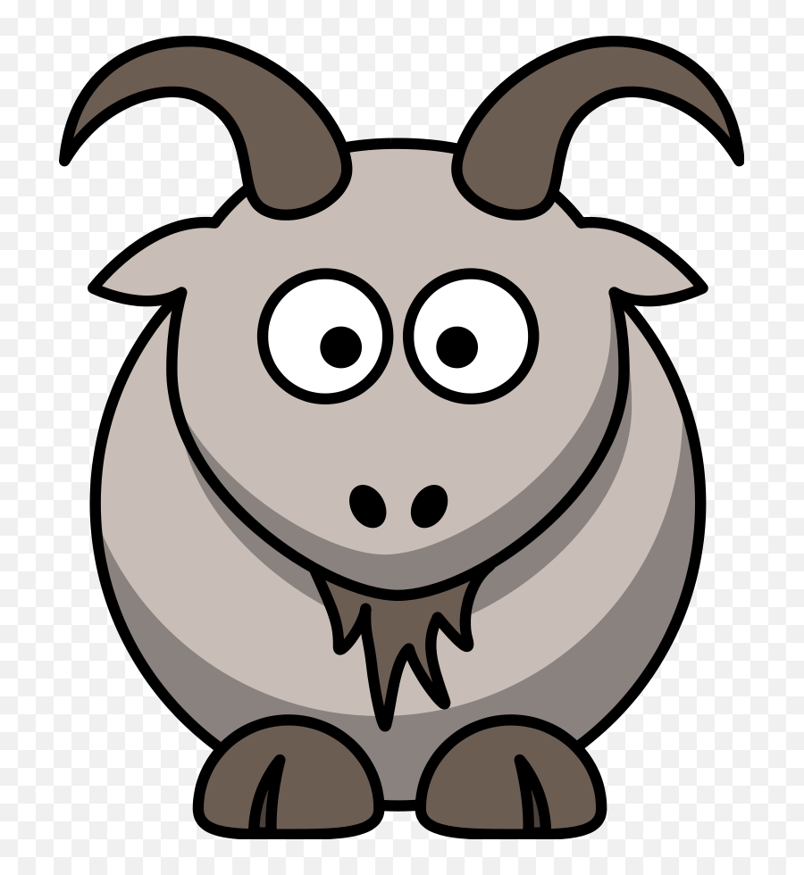 Goat Cartoon Cartoon Clip Art - Goat Clipart Emoji,Goat Head Emoji