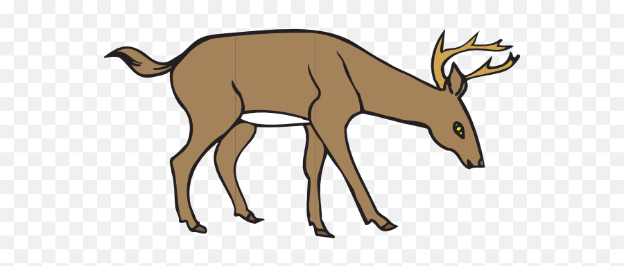 Deer Siluet Pictures Whitetail Deer - Deer Eating Grass Clipart Emoji,Whitetail Deer Emoji