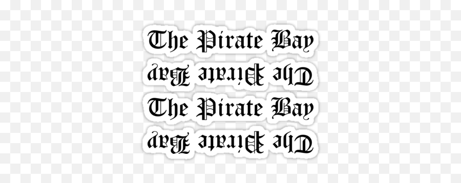 The Pirate Bay Stickers And T - Shirts U2014 Devstickers Dot Emoji,Pirate Emoji Text