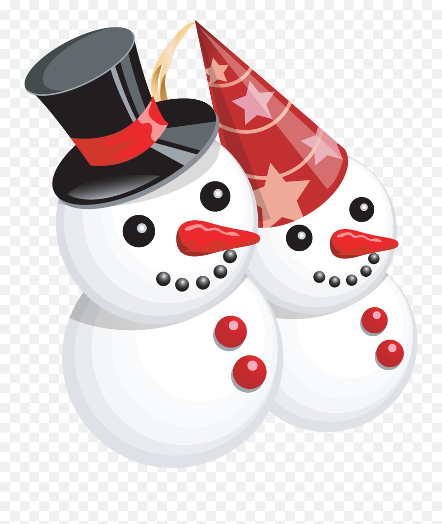 Happy Couple Snowman Transparent Png Hd Download Hat Plush - Yeni Yl Mesajlar Aile Emoji,Facebook Snowman Emoticon