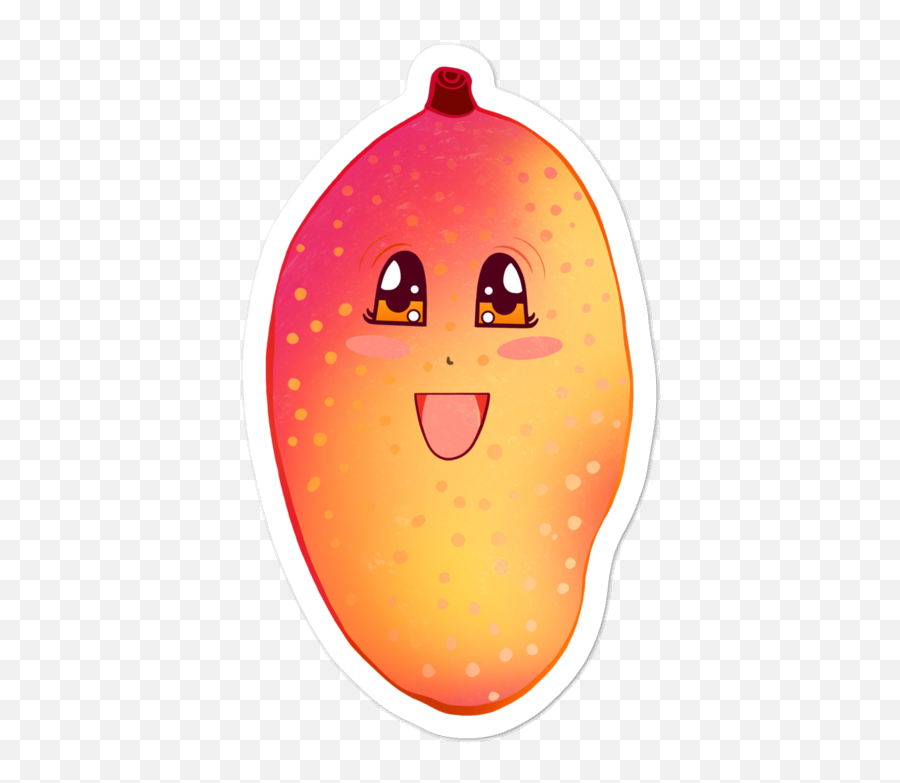 Mango Bubble - Happy Emoji,Mango Emoticon
