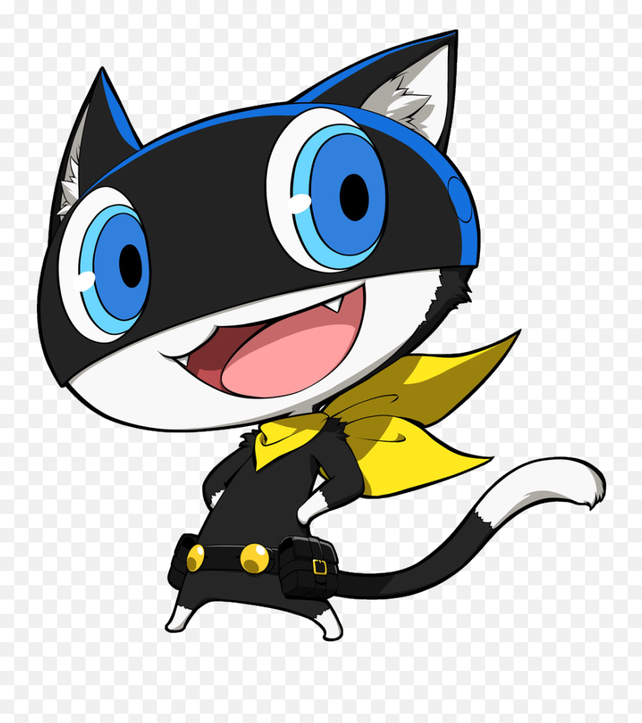 Persona5 Morgana Mona Thief Sticker - Morgana Persona 5 Png Emoji,Thief Emoji